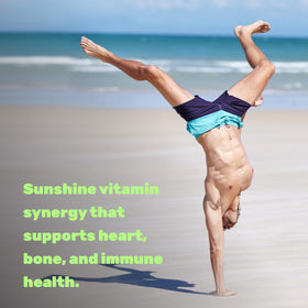 DEAL SUPPLEMENT Vitamine D3 10 000 UI + K2 MK7 gélules avec huile de noix de coco
