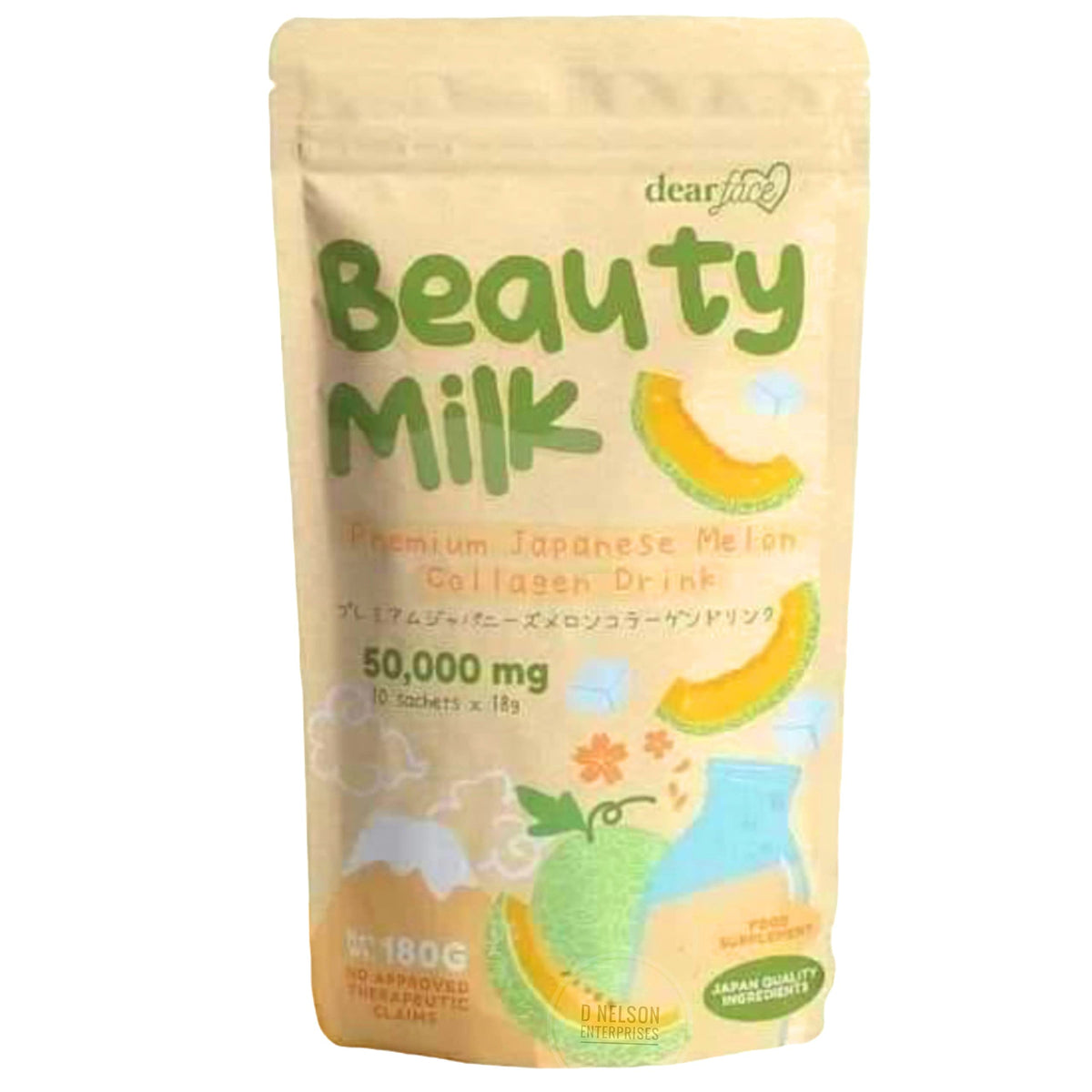 Dear Face Beauty Milk Collagène Japonais Melon vue avant