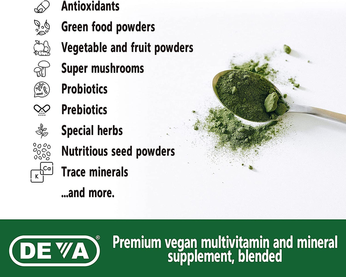 Décomposition des ingrédients DEVA Tuba Multivitamine
