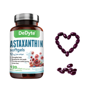 DeDyte Astaxanthine 12mg capsules molles vue de face