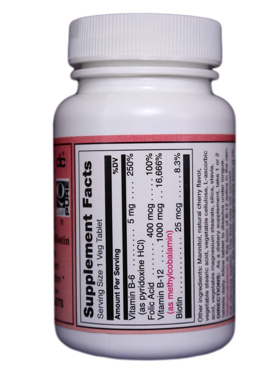 Dee Cee Laboratories B12 Capsules Végétales avec étiquette et détails