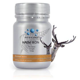 Deep Blue Health Complément Fer Hémique 1000mg boîte avant