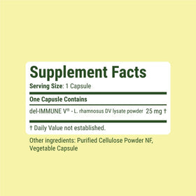 Del-daily wellness V Complément Alimentaire 60 Capsules - étiquette et informations