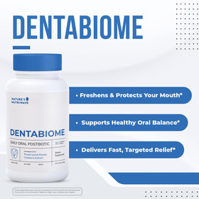 DentaBiome bouteille 30 comprimés vue latérale