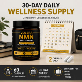 Denture Dome NMN Bone Complex 1000mg avec gobelet d'eau à côté