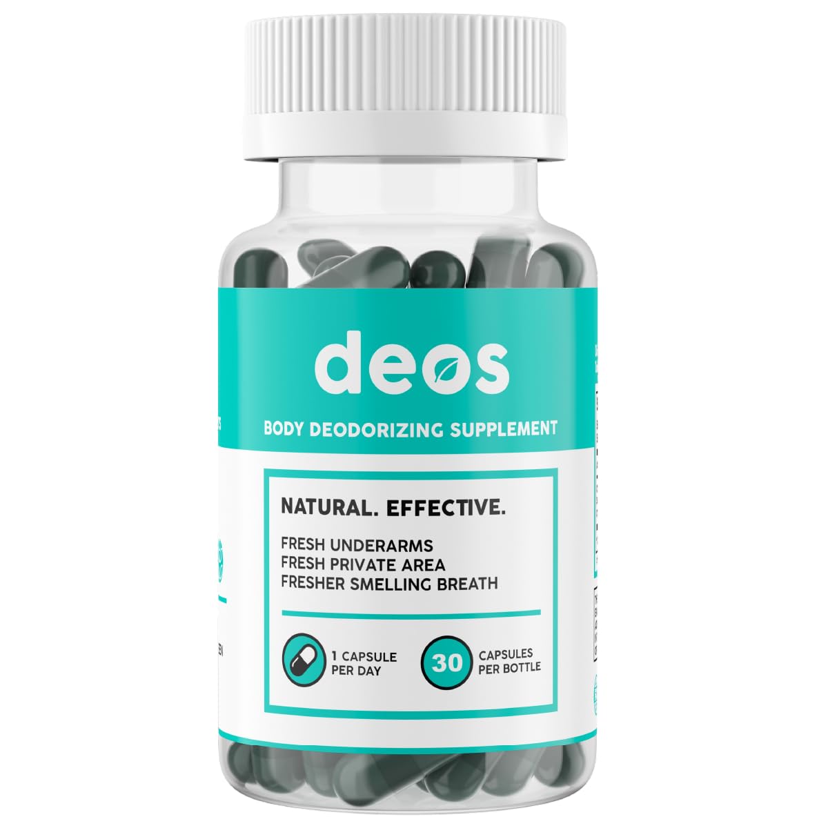 DEOS Déodorant Interne 30 Capsules vue de face