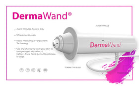 DermaVitál Derma Wand en utilisation sur la peau