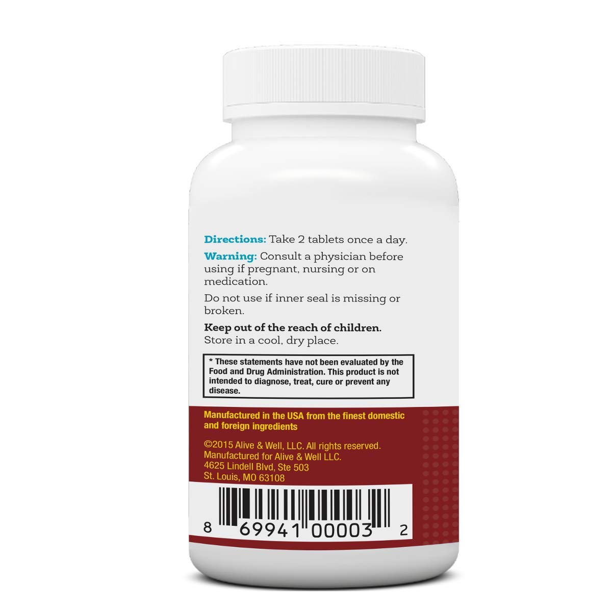 Description des ingrédients de NeoVitin Multivitamines Femmes 50+