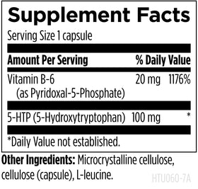 Designs for Health 5-HTP capsule ouverte