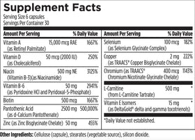 Designs for Health Acnutrol Compléments Alimentaires 180 capsules côté