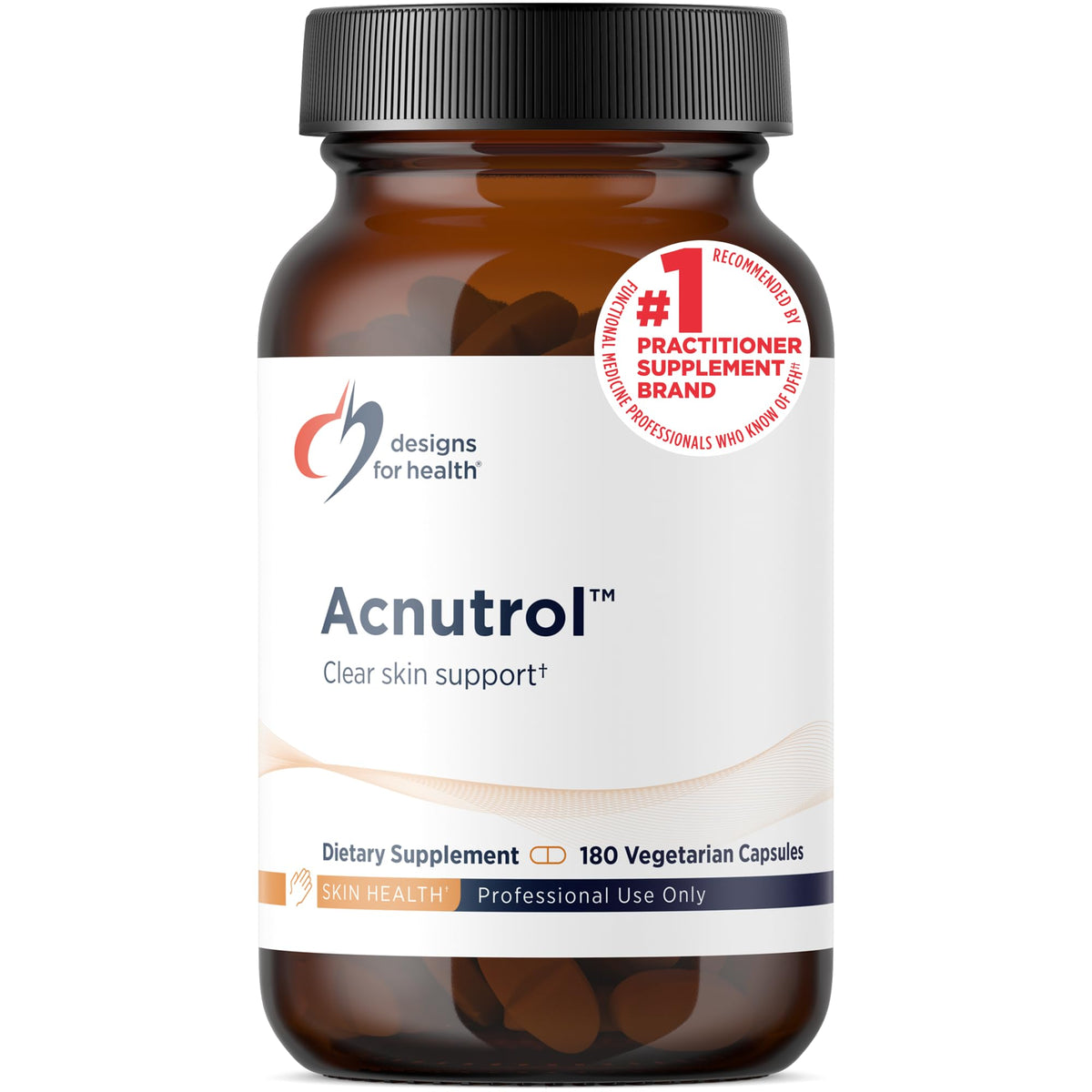 Designs for Health Acnutrol Compléments Alimentaires 180 capsules vue avant