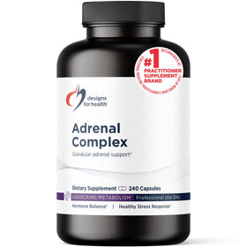 Designs for Health Adrenal Complex 240 Capsules front view