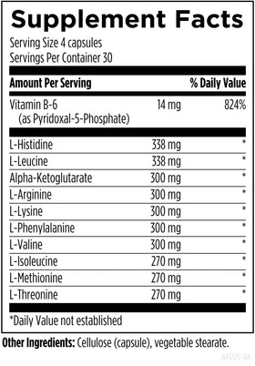 Designs for Health Amino Acid Synergy 120 Capsules packaging