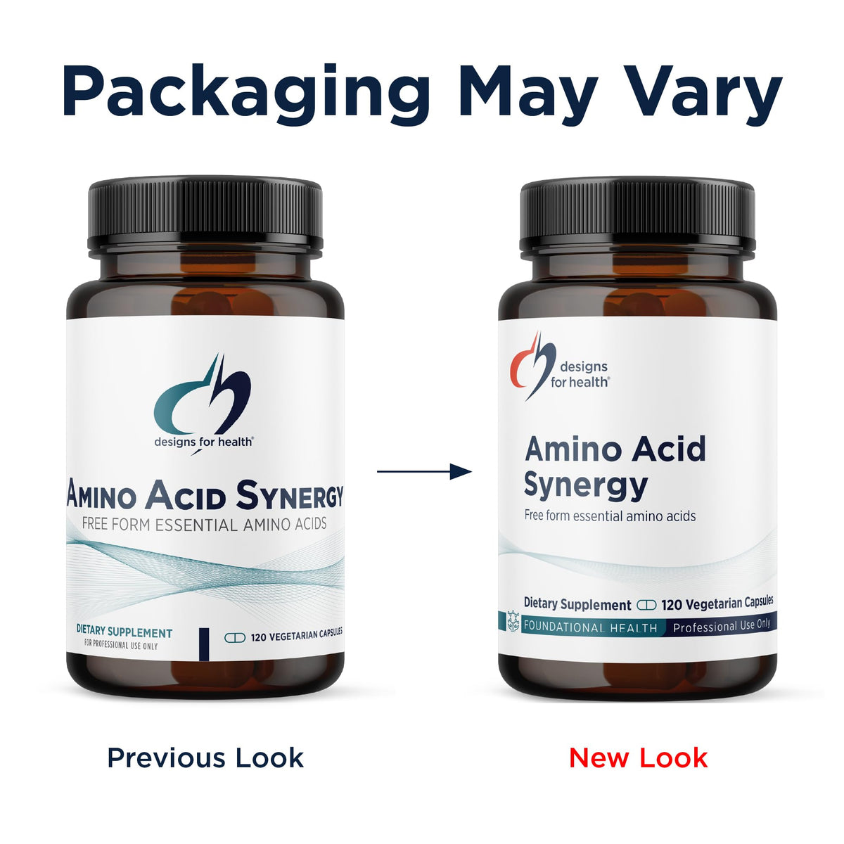 Designs for Health Amino Acid Synergy supplement capsules