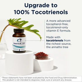 Designs for Health Annatto-E 150mg Tocotrienols capsules dans le flacon