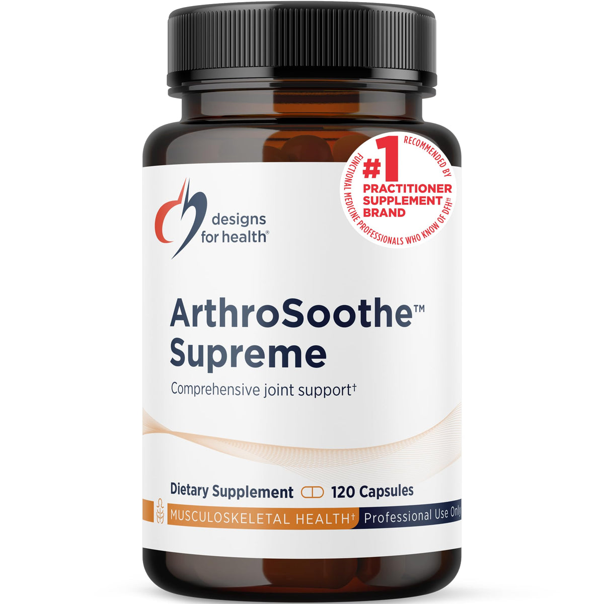 Designs for Health ArthroSoothe 120 capsules vue de face