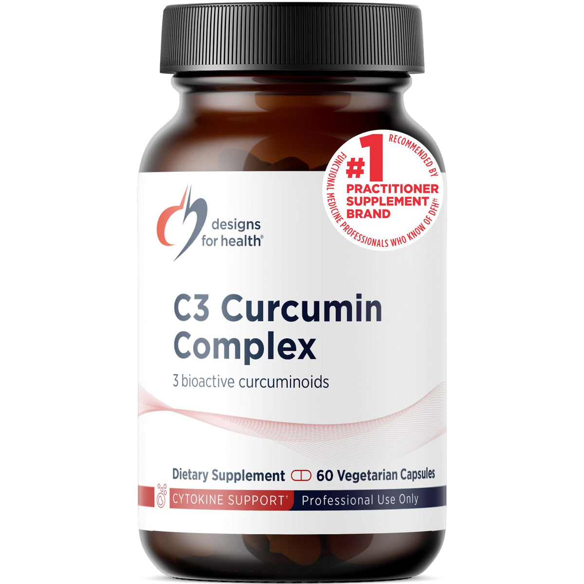 Designs for Health C3 Curcumin Complex 400mg - vue de face de l'emballage