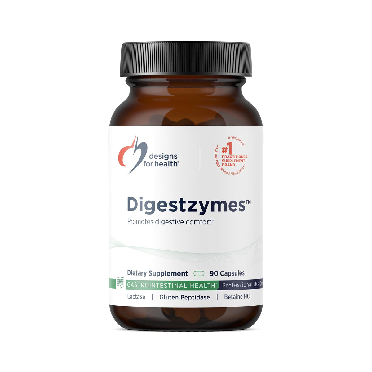 Designs for Health Complément Alimentaire Enzymes 90 Capsules - vue avant