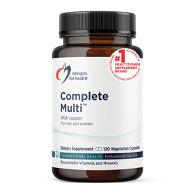 Designs for Health Compléments Multivitamines Complet 120 Capsules vue de face