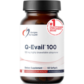 Designs for Health CoQ10 100mg gélules molles de face