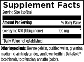 Designs for Health CoQ10 100mg gélules molles ouvertes