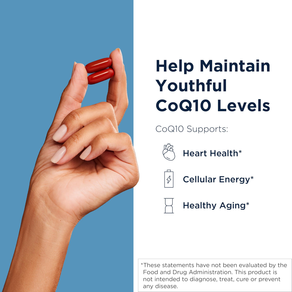 Designs for Health CoQnol 200 mg Ubiquinol arrière de l'emballage
