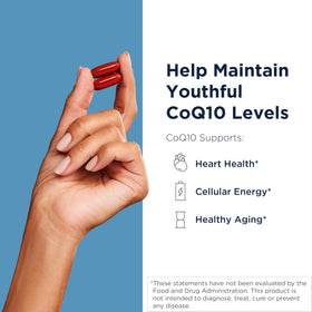 Designs for Health CoQnol 200 mg Ubiquinol arrière de l'emballage