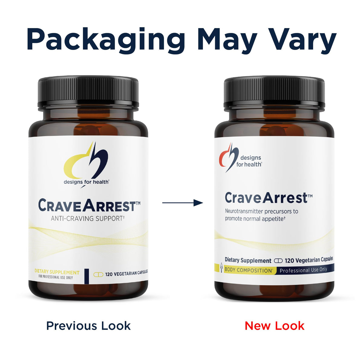 Designs for Health CraveArrest 120 capsules with natural ingredients