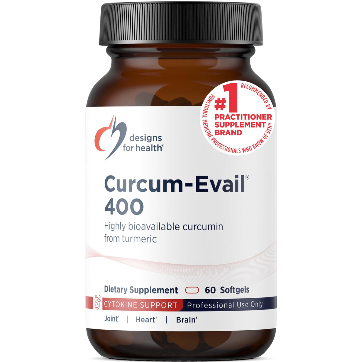 Designs for Health Curcum-Evail 400 boîte de 60 capsules
