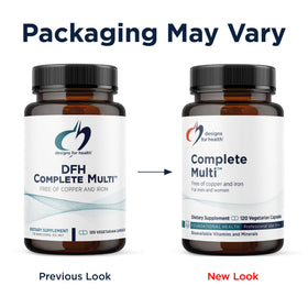 Designs for Health DFH Complete Multi 120 capsules vue arrière