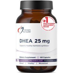 Designs for Health DHEA 25mg 60 capsules vue de face