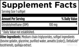 Designs for Health DIM-Evail 100mg 60 gélules, étiquette