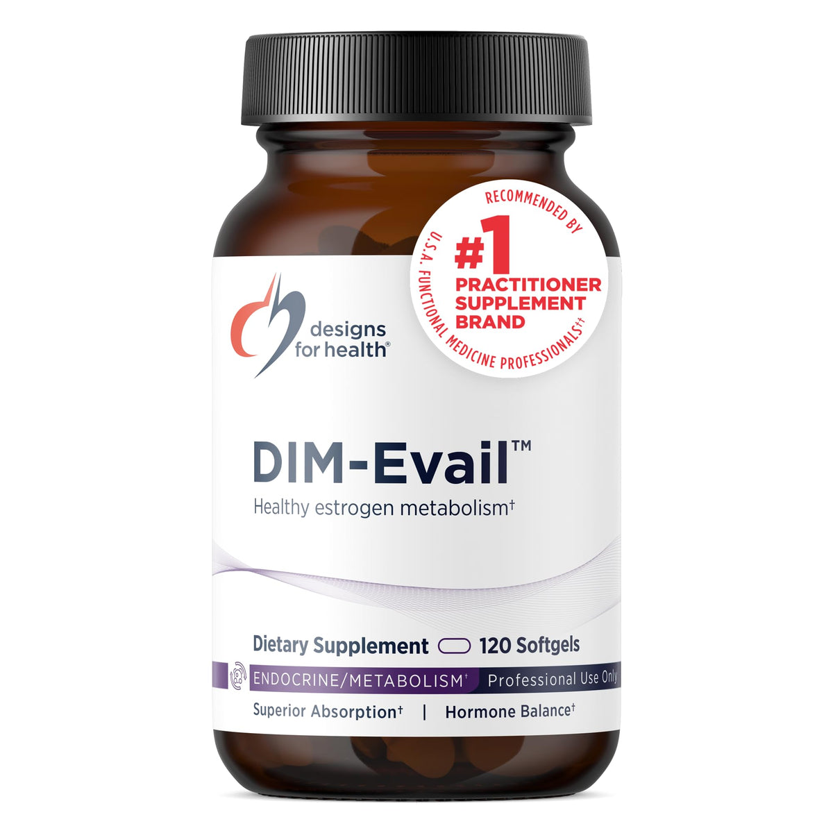 Designs for Health DIM-Evail 100mg gélules vue de face
