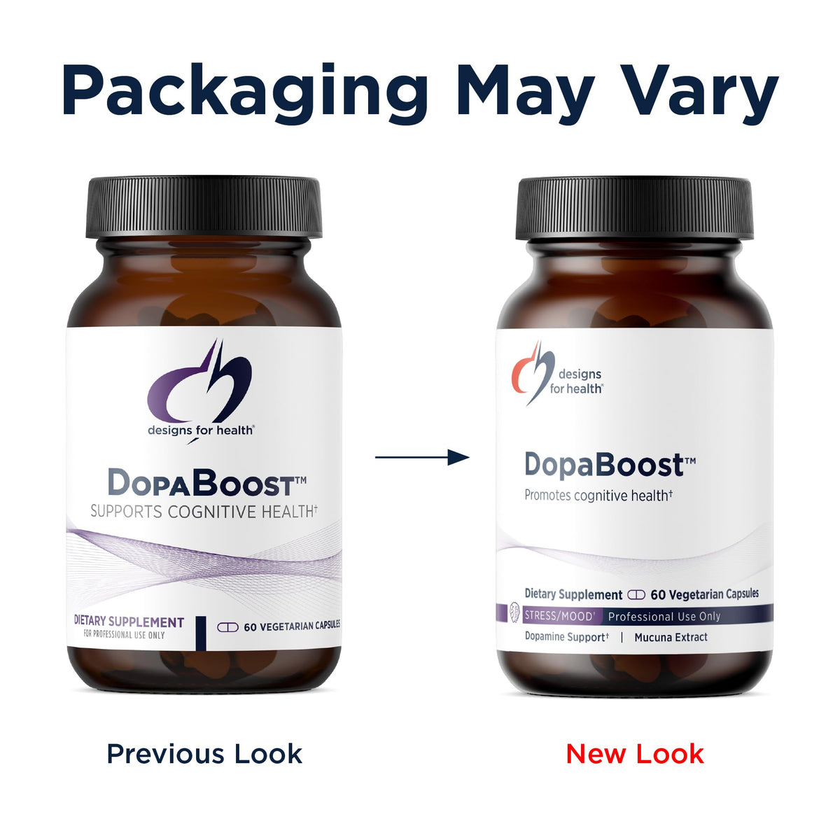 Designs for Health DopaBoost 60 capsules étiquette
