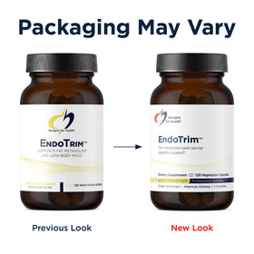 Designs for Health EndoTrim capsules sur fond blanc