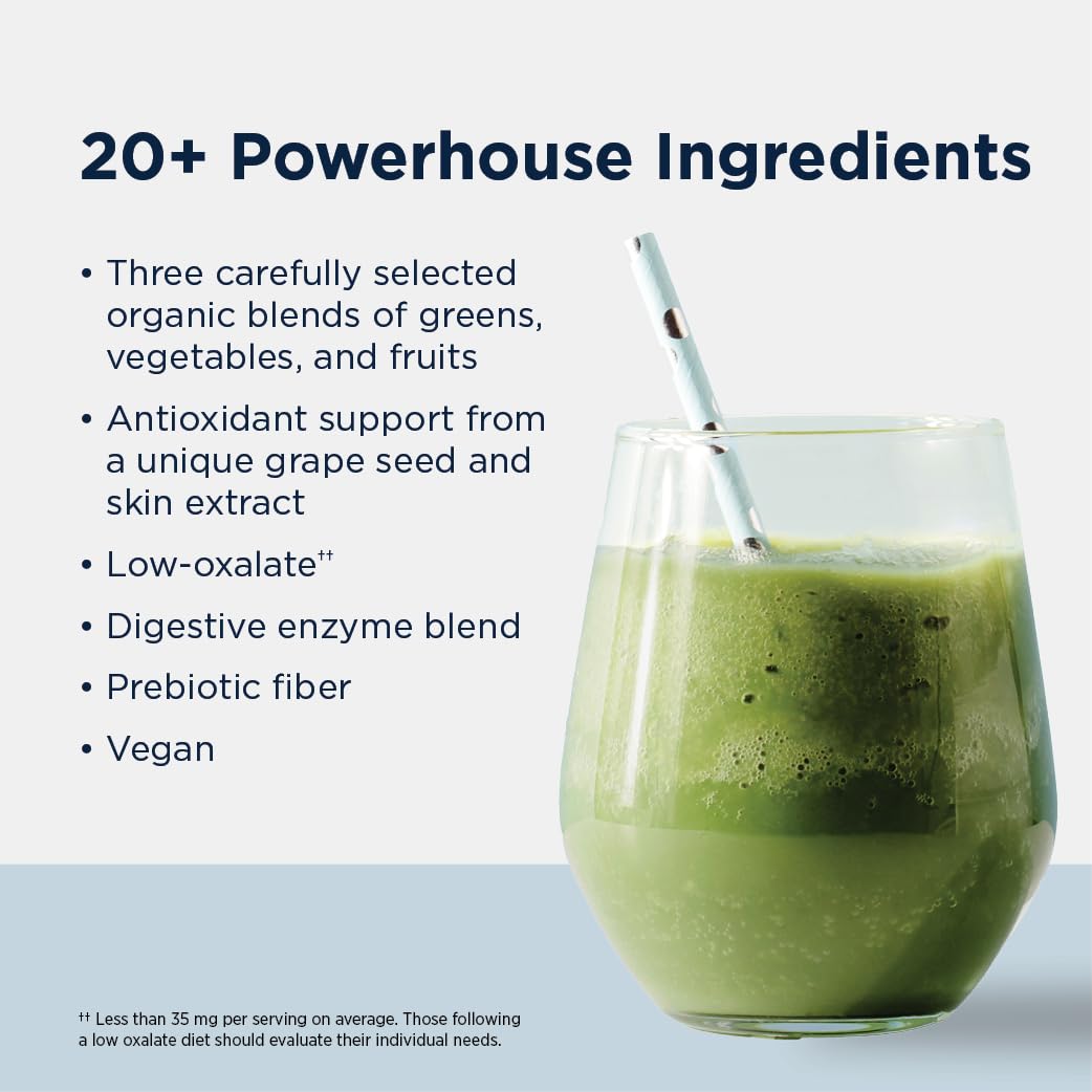 Designs for Health EssentiaGreens et Reds Poudre Superaliment contenant ouvert