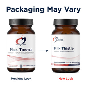 Designs for Health Extrait de Chardon-Marie capsules sur une table