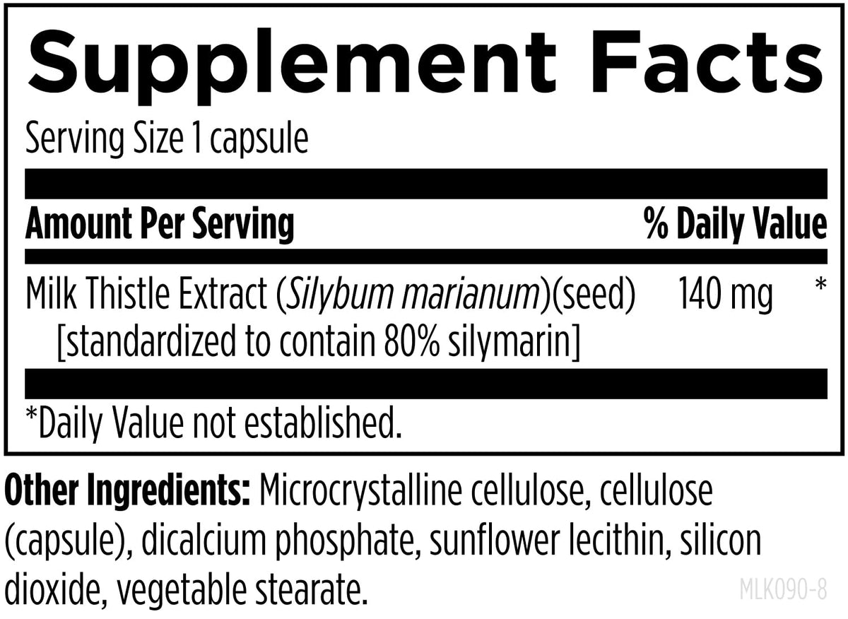 Designs for Health Extrait de Chardon-Marie flacon avec bouchon