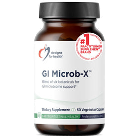 Designs for Health GI Microb-X 60 capsules vue de face