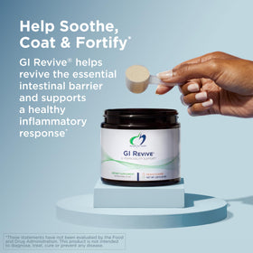 Designs for Health GI Revive Poudre de Soutien daily 290g étiquette arrière