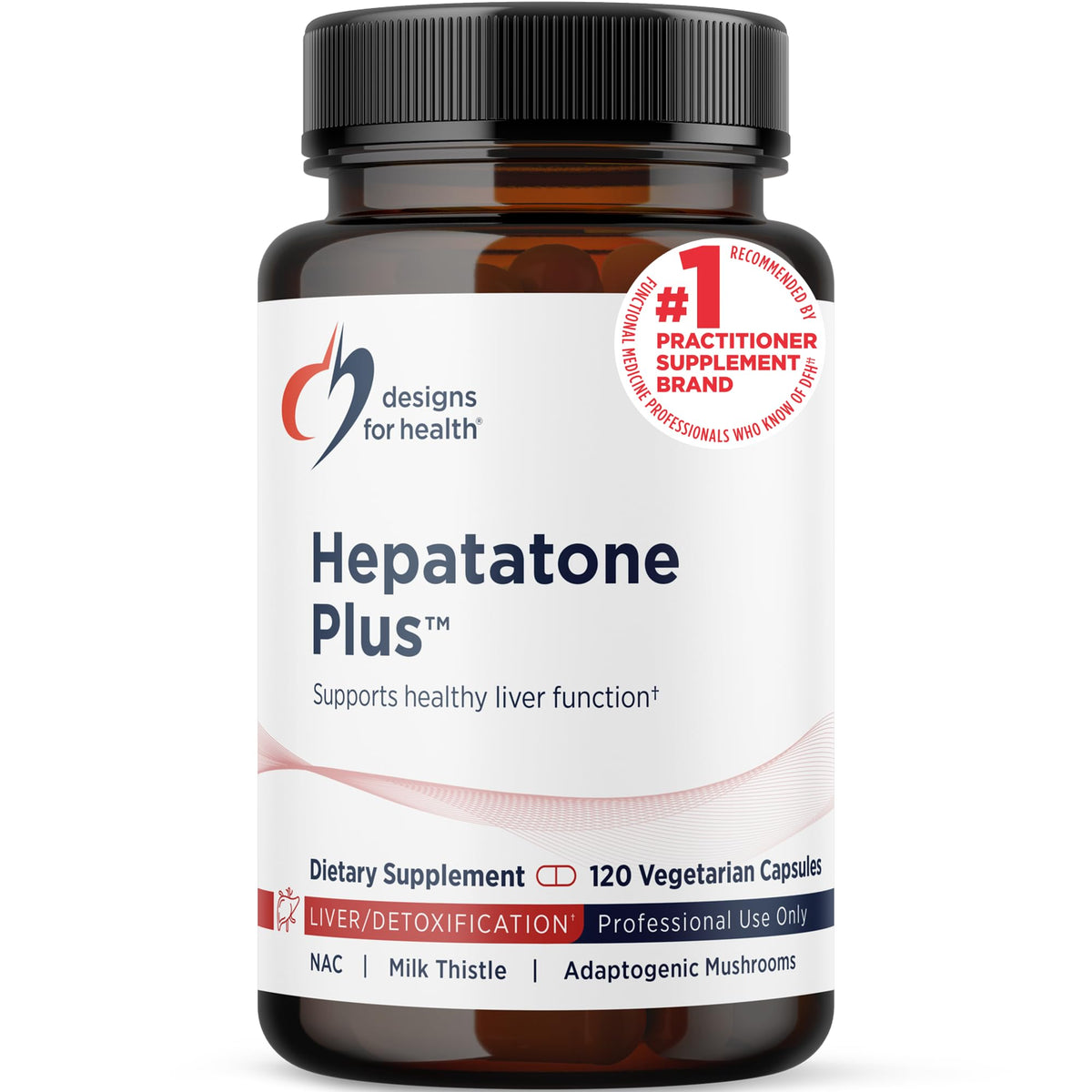 Designs for Health Hepatatone Plus 120 gélules - vue de l'emballage
