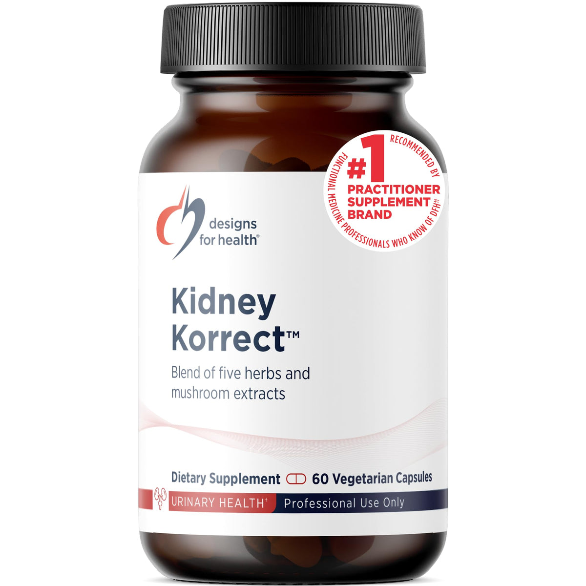 Designs for Health Kidney Korrect 60 capsules vue de face