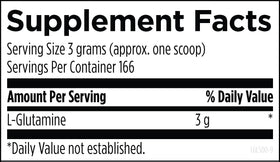 Designs for Health L-Glutamine Poudre 671g avec cuillère