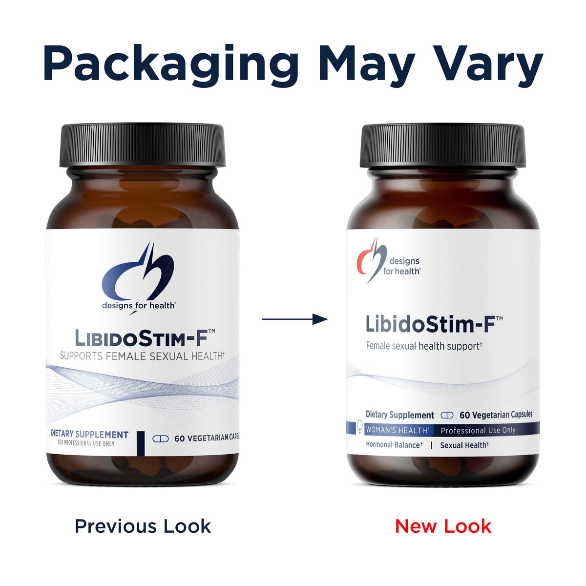 Designs for Health LibidoStim-F capsules dans un verre
