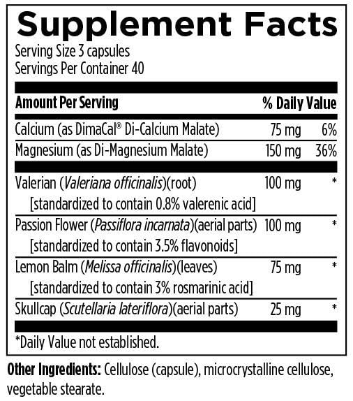 Designs for Health MyoSedate capsules close-up