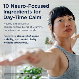 Designs for Health NeuroCalm emballage avec informations nutritionnelles
