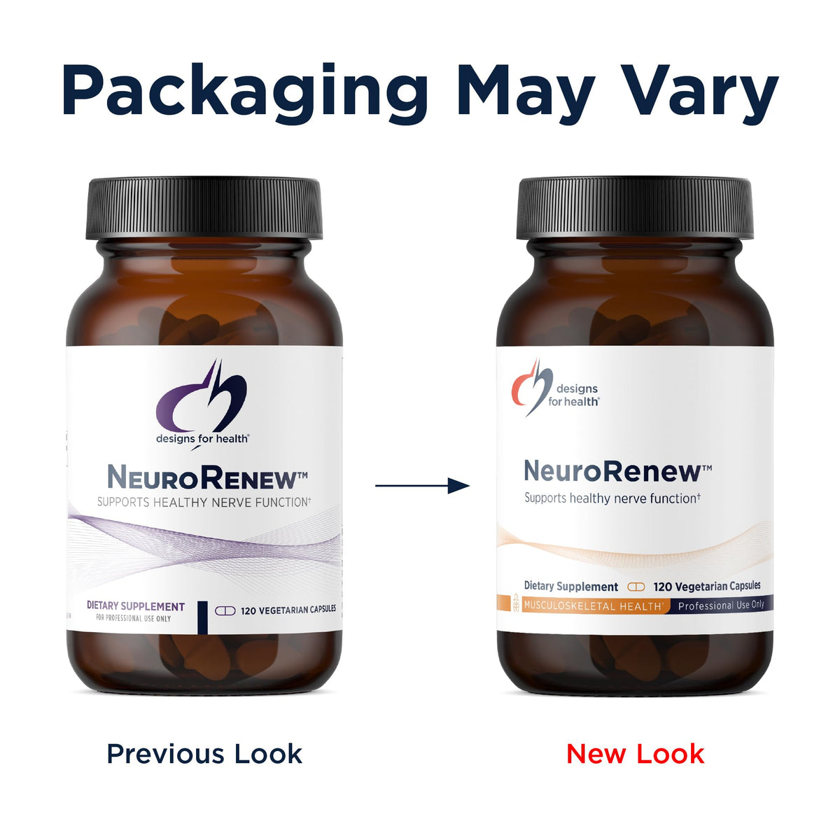 Designs for Health NeuroRenew 120 Capsules avec boîte