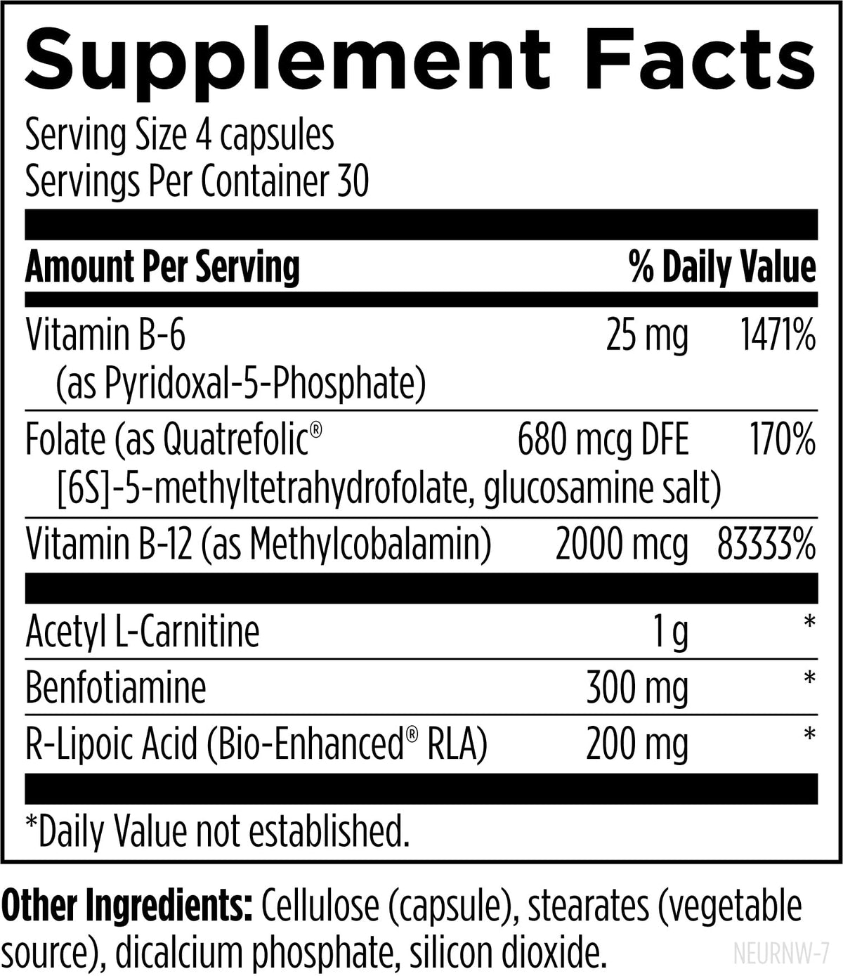 Designs for Health NeuroRenew 120 Capsules sous différents angles