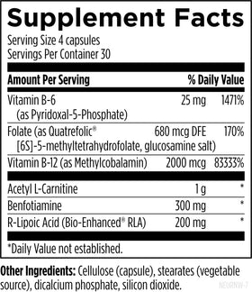Designs for Health NeuroRenew 120 Capsules sous différents angles