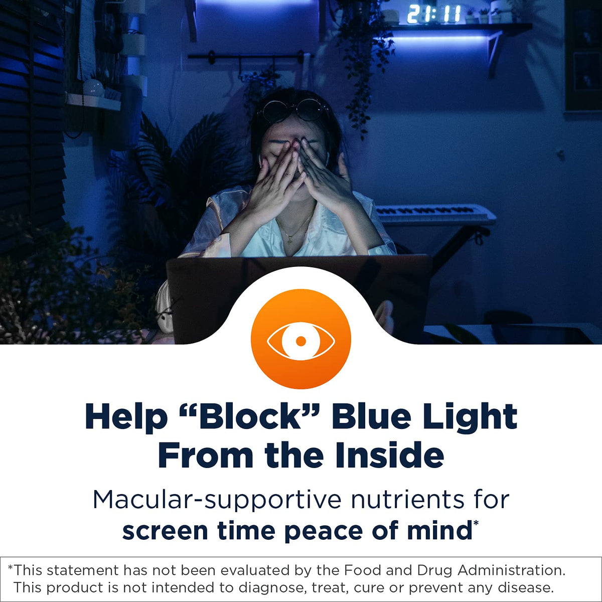 Designs for Health OcuForce Blue capsules dans l'emballage